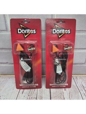 Doritos‎ Chips  Novelty Themed Wired 3.5mm Plug In Earbuds~Lot Of 2